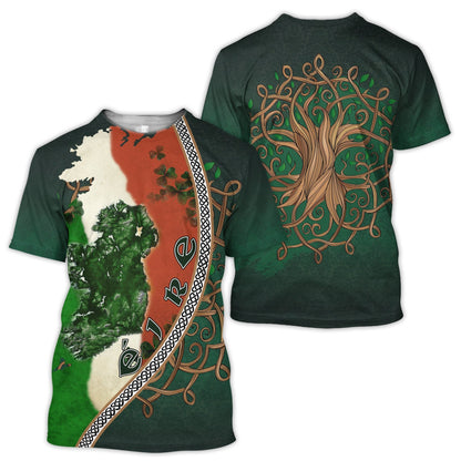 Irish Saint Patrick Day 3D All Over Printed Unisex Shirt