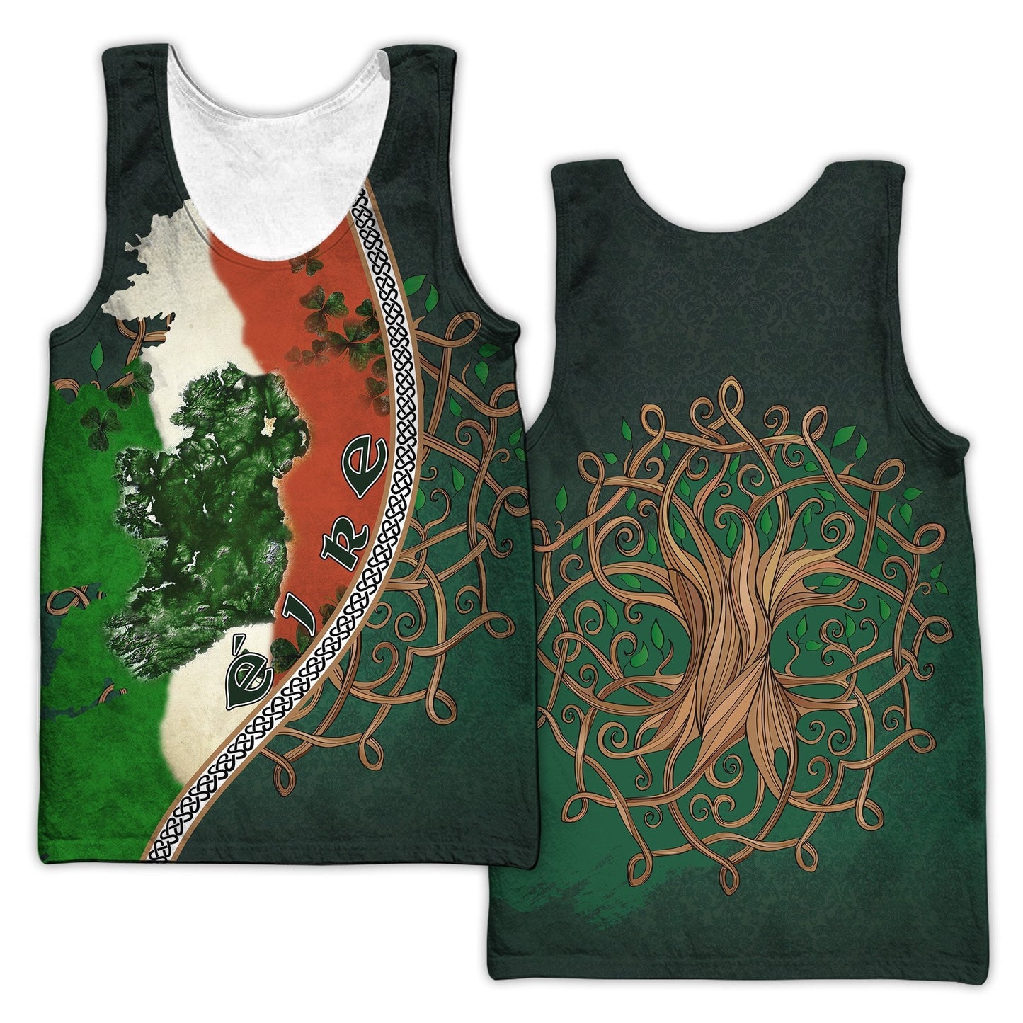 Irish Saint Patrick Day 3D All Over Printed Unisex Shirt