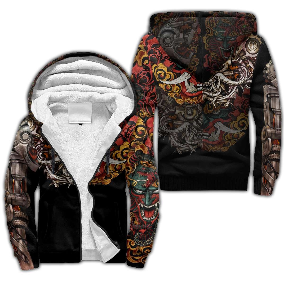Japan Mask Tattoo 3D All Over Printed Unisex Shirt