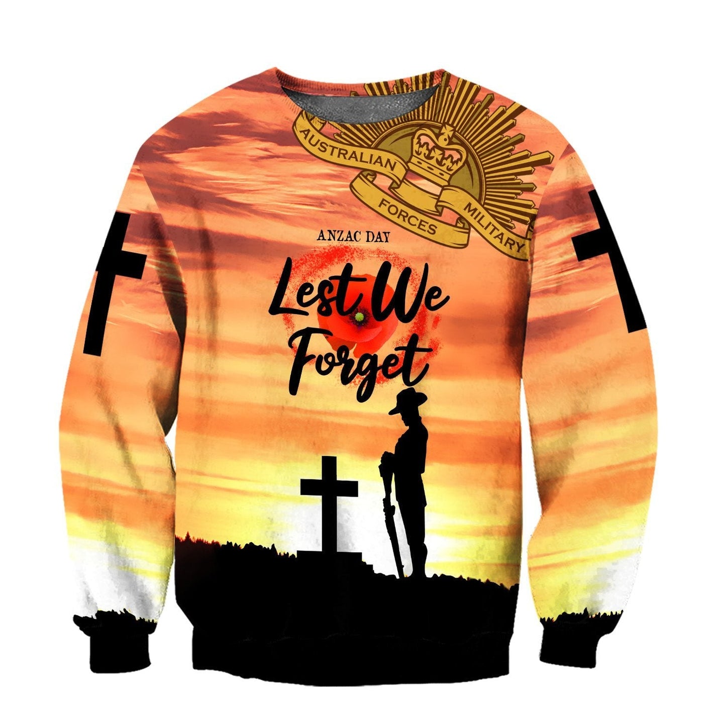 Premium Unisex Hoodie Lest We Forget Anzac Day ML