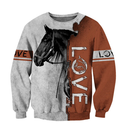 Premium Horse 3D All Over Printed Unisex Shirts