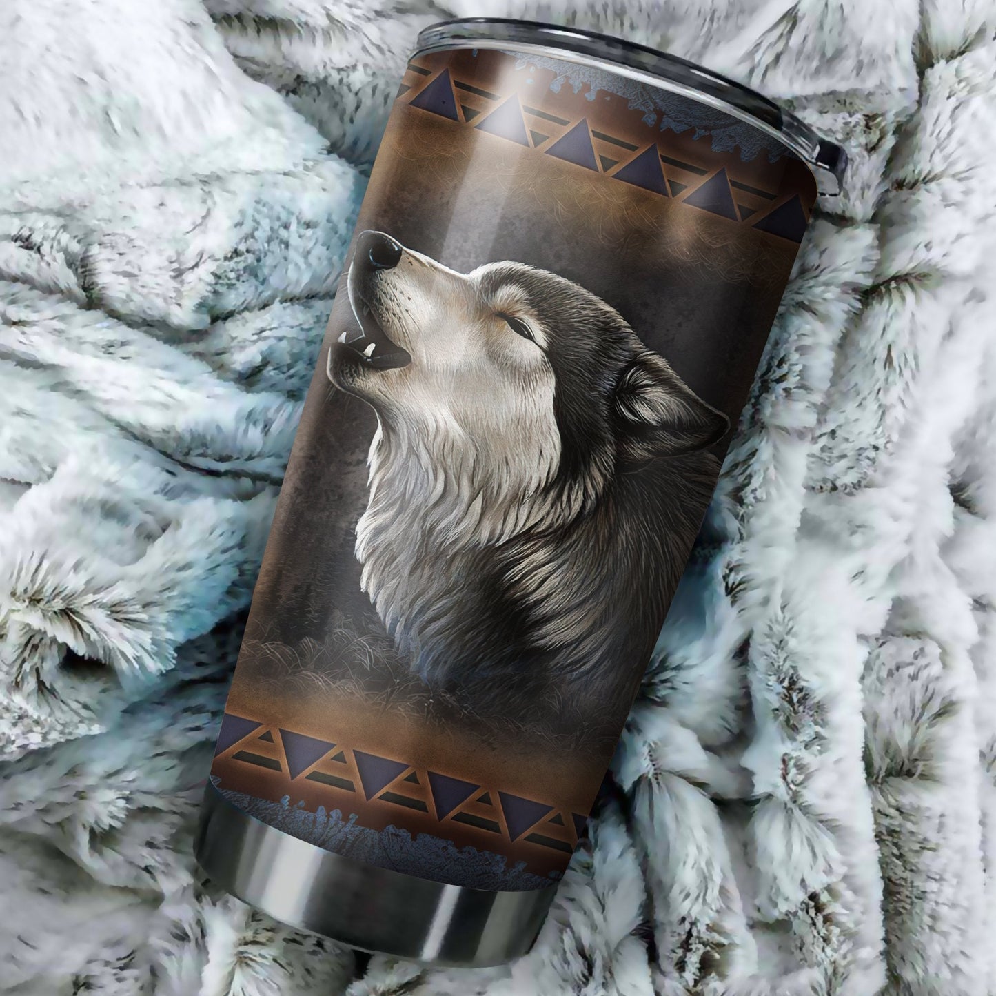 Wolf Steel Tumbler TR26022106