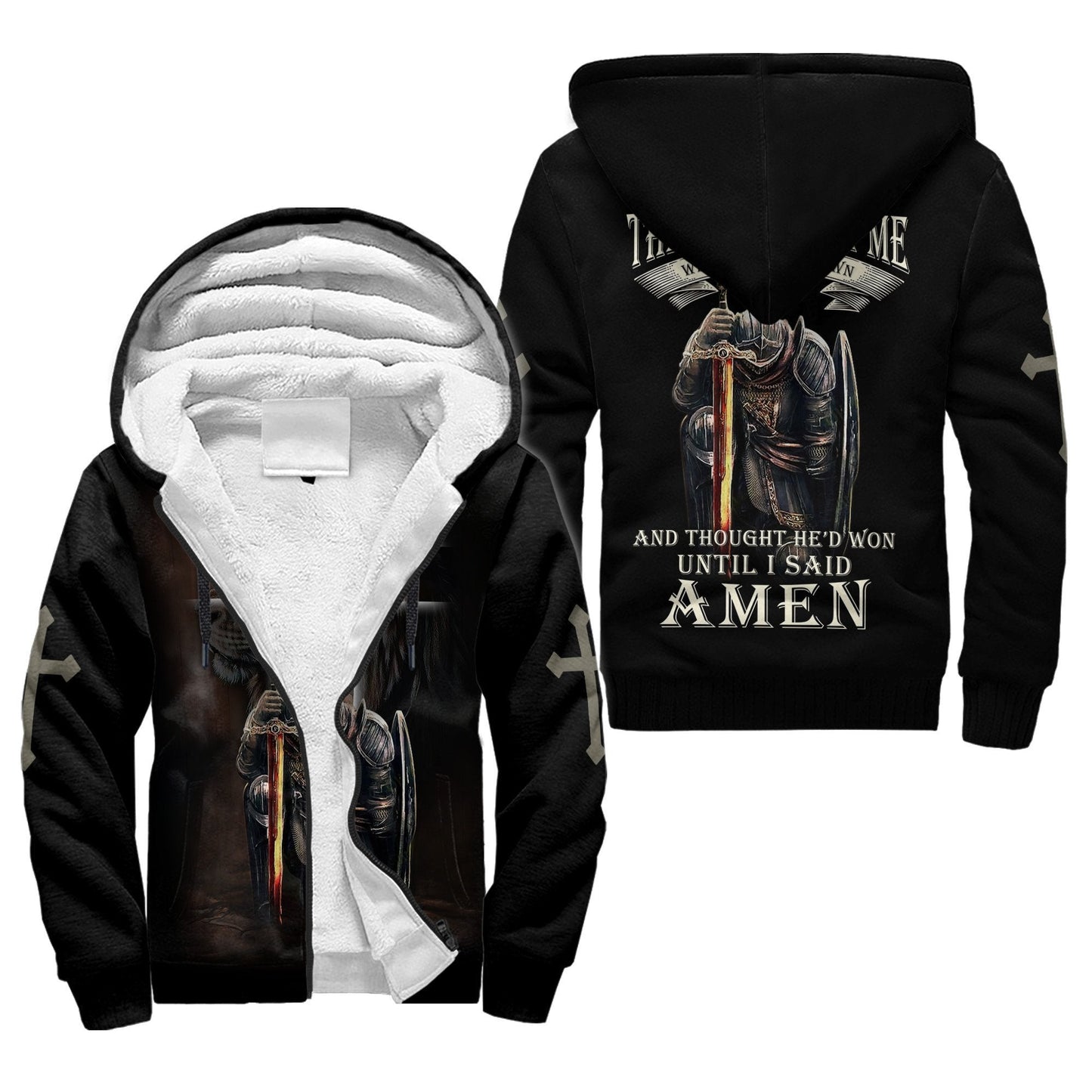 Lion Warrior Jesus 3D All Over Printed Unisex Shirts