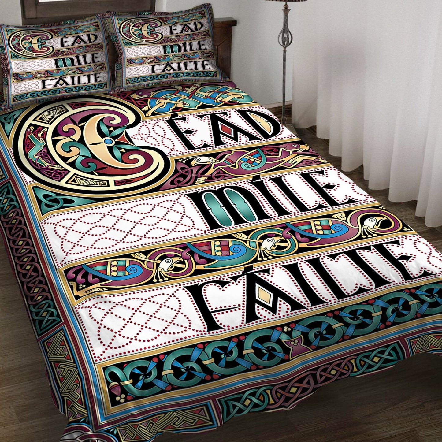Irish Gaelic: Cead Mile Failte 3D All Over Printed Bedding Set