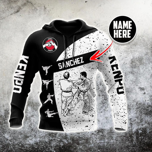 Customize Name Karate Hoodie For Men And Women TNA08032108