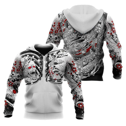 Japan Art Tattoo Full Printing 3D All Over Printed Unisex Shirts