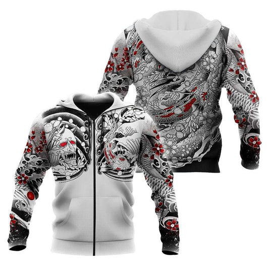 Japan Art Tattoo Full Printing 3D All Over Printed Unisex Shirts