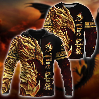 Dragon King 3D All Over Printed Unisex Shirts