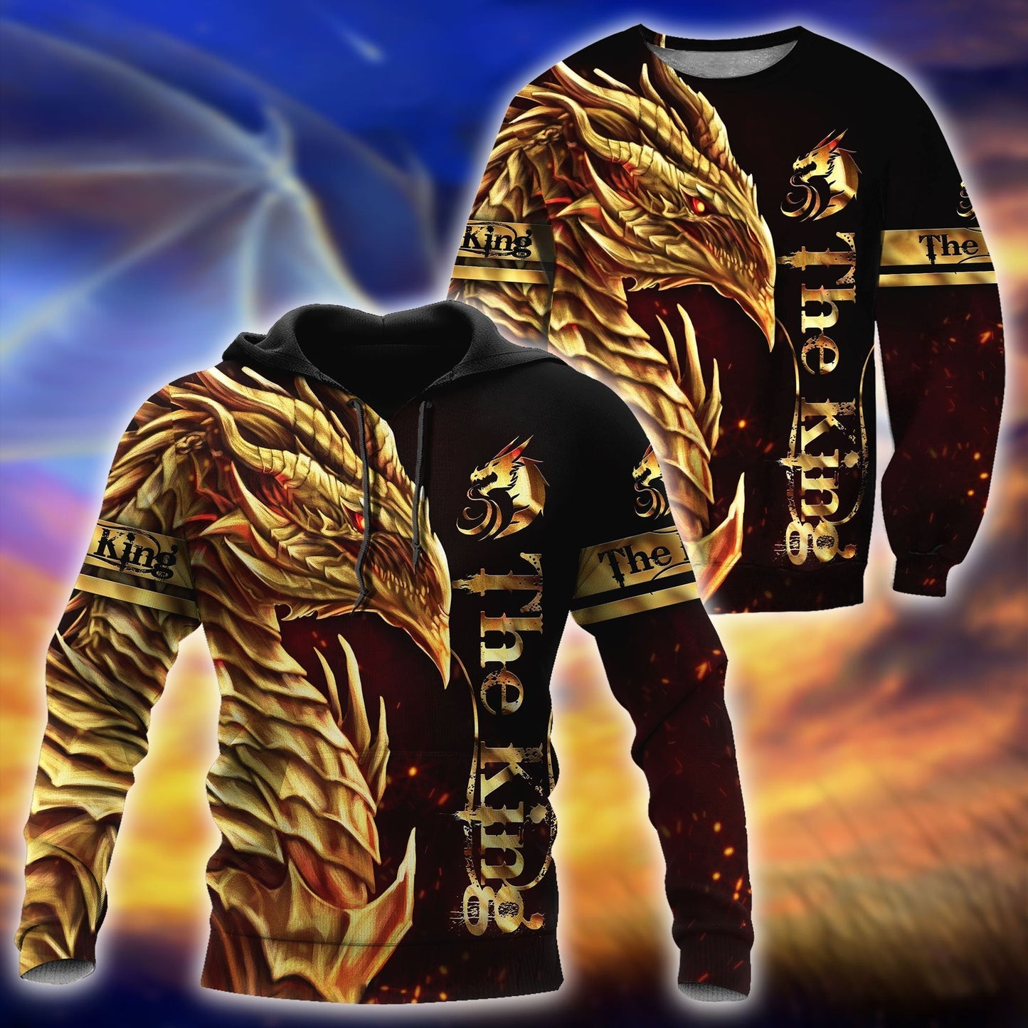 Dragon King 3D All Over Printed Unisex Shirts