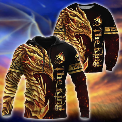 Dragon King 3D All Over Printed Unisex Shirts