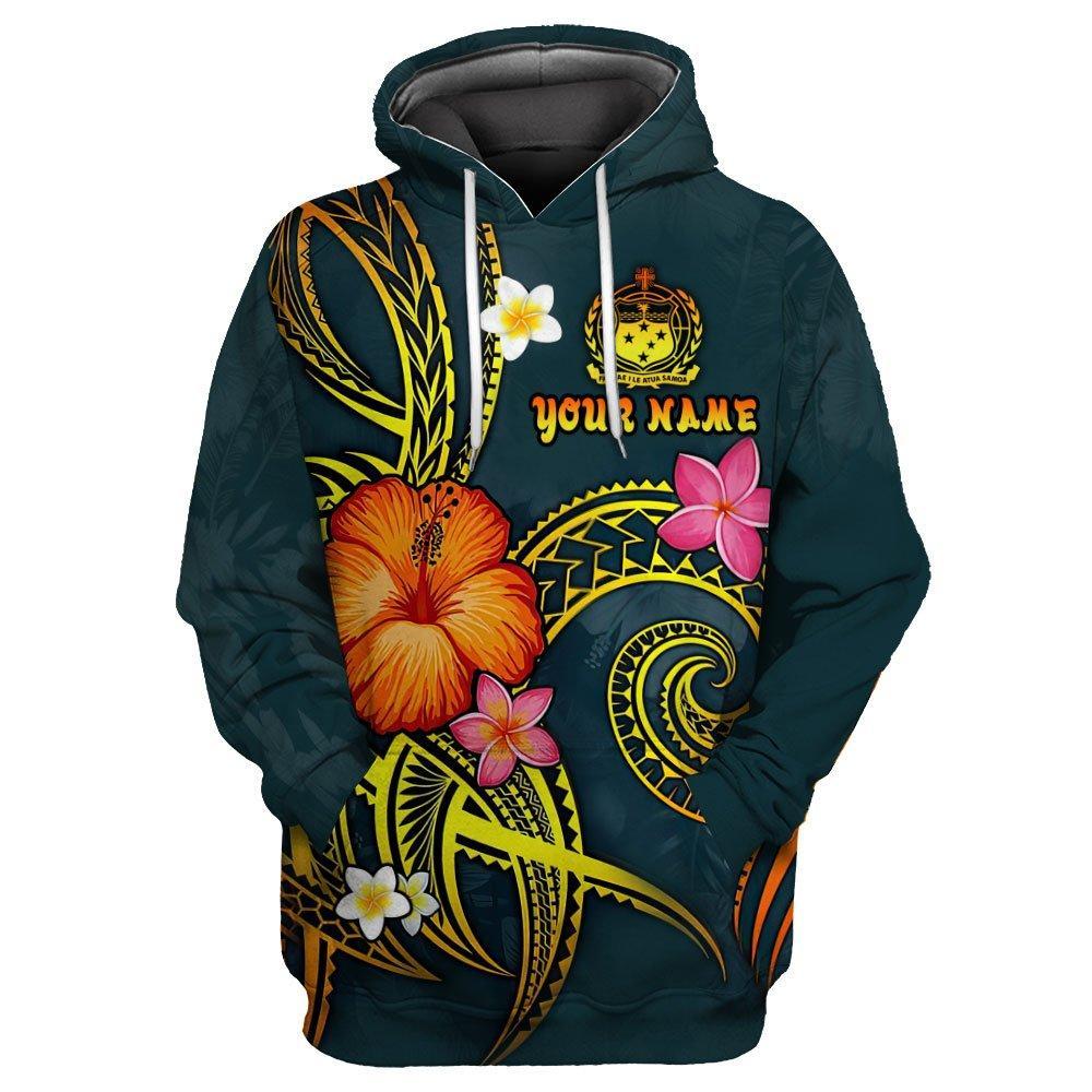 Polynesian Hawaii Personalized Name 3D Unisex Shirt