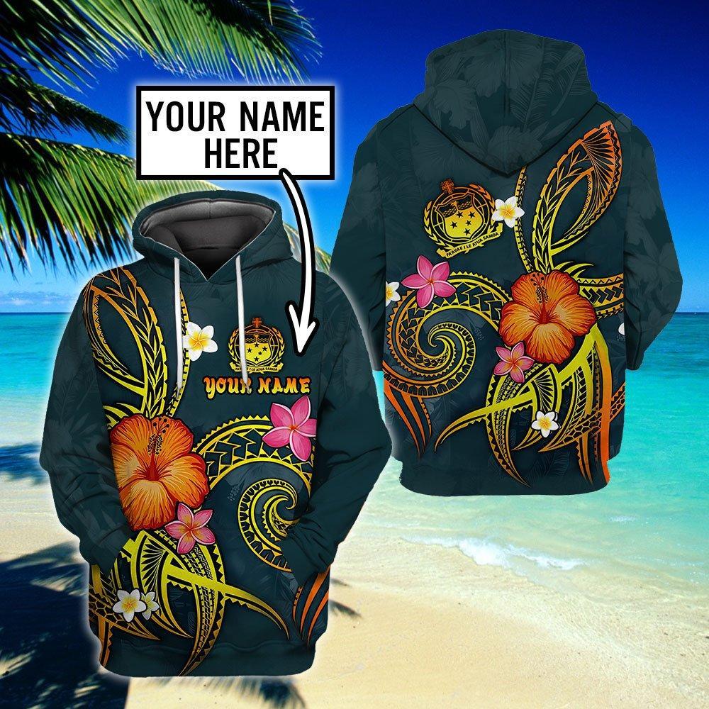 Polynesian Hawaii Personalized Name 3D Unisex Shirt