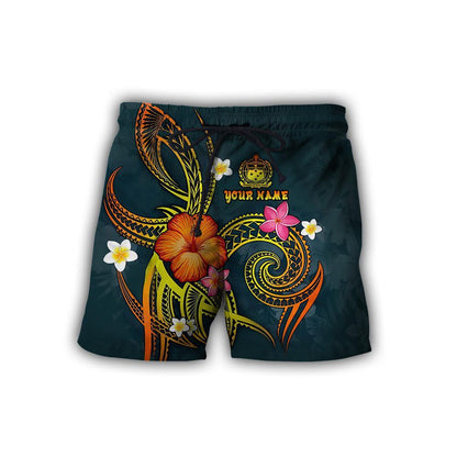 Polynesian Hawaii Personalized Name 3D Unisex Shirt