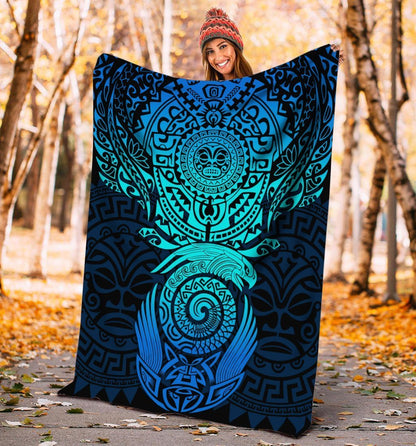 New Zealand Maori Culture Painting Art Quilt ML