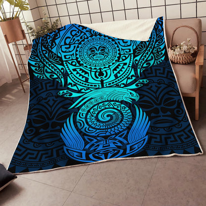 New Zealand Maori Culture Painting Art Quilt ML