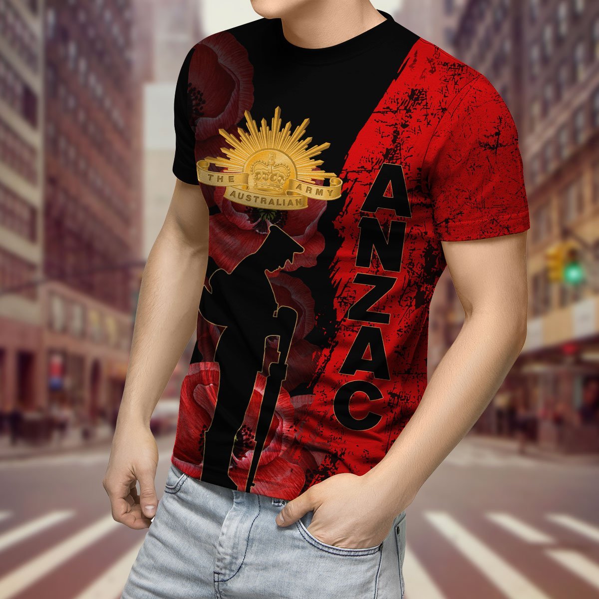 Premium Anzac Day New Zealand And Australia Culture Poppy 3D Printed Unisex Shirts TN