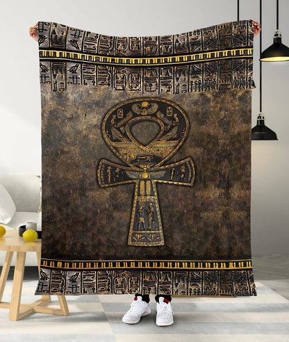 Ancient Egypt 3D All Over Printed Blanket