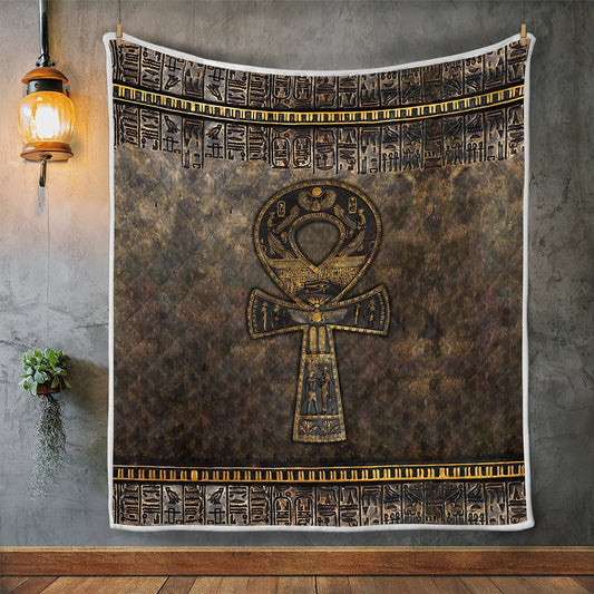 Ancient Egypt 3D All Over Printed Quilt