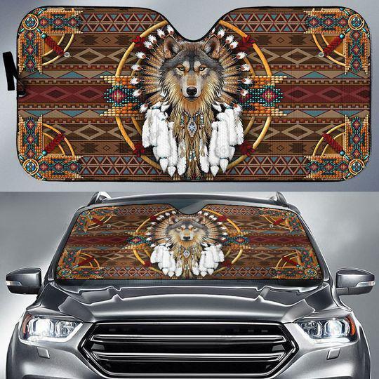 Native Wolf Sunshade