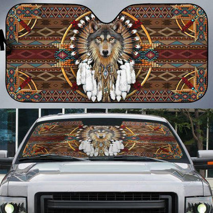 Native Wolf Sunshade