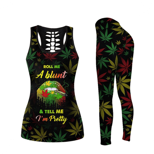Roll Me A Blunt Legging And Hoodie Set