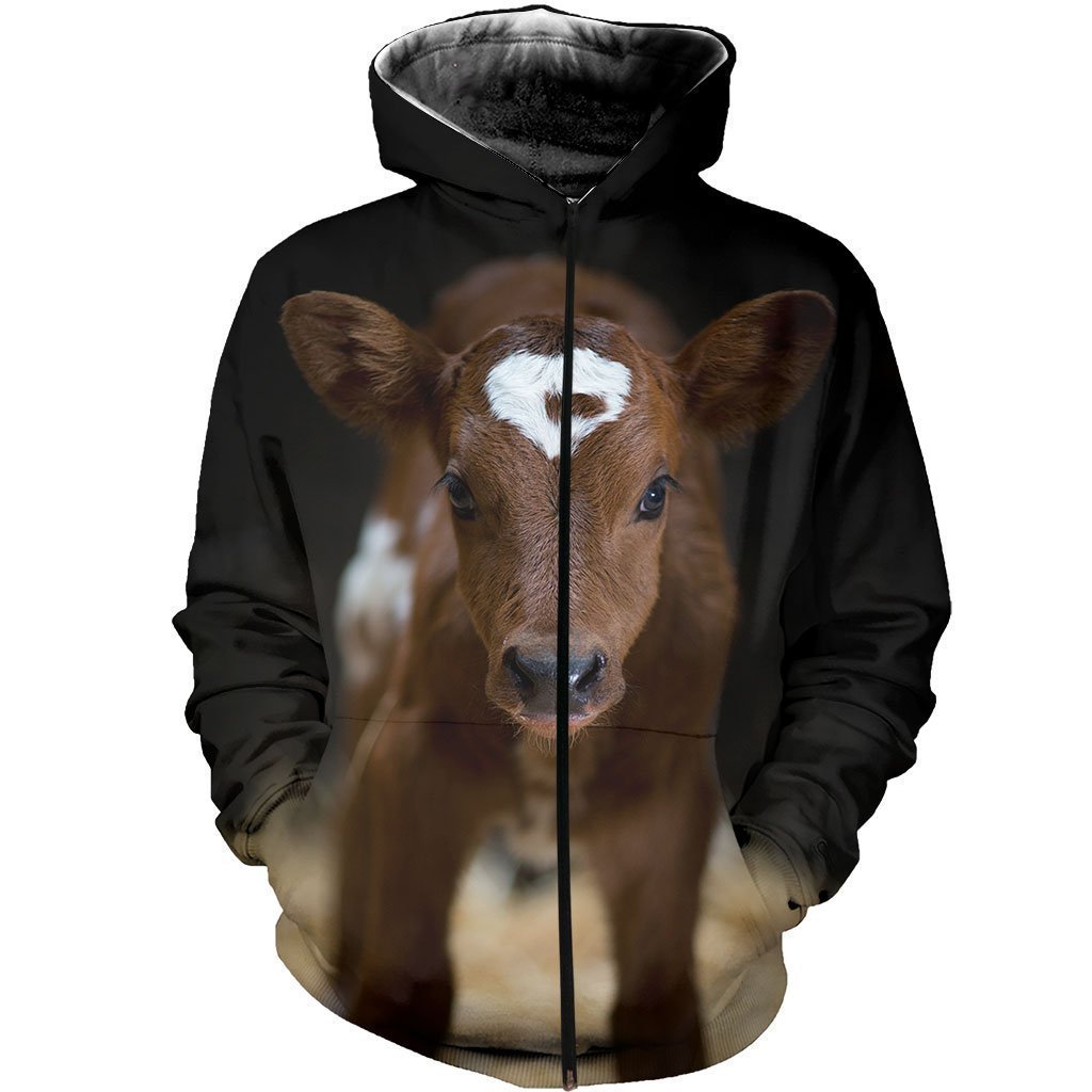 3D All Over Printed Yellow Baby Cow - Amaze Style™-Apparel