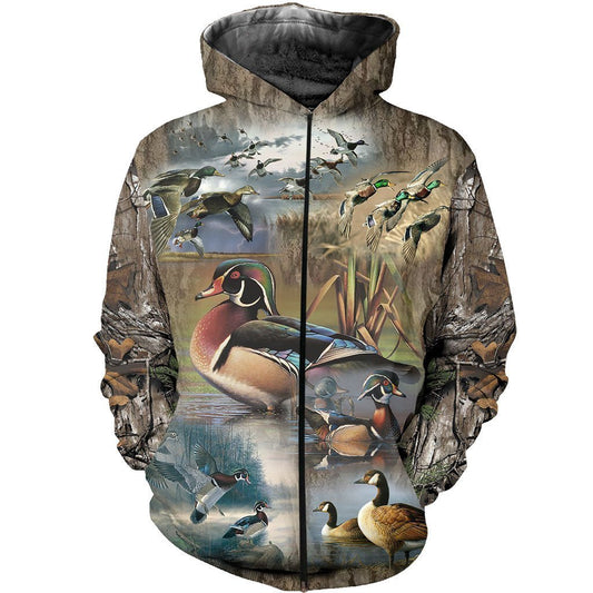 3D All Over Printed Hunting Duck Shirts - Amaze Style™-Apparel
