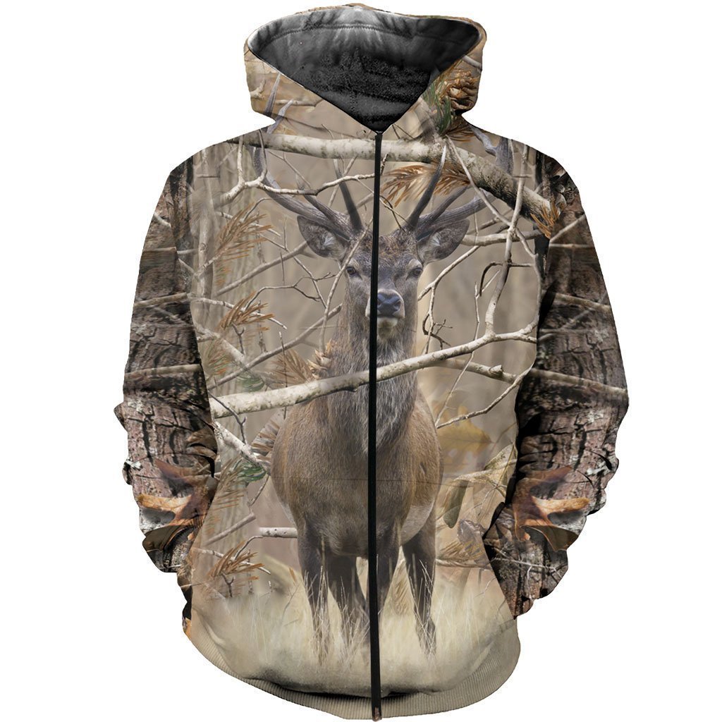 3D All Over Printed Real Tree Camo Deer Shirts - Amaze Style™-Apparel