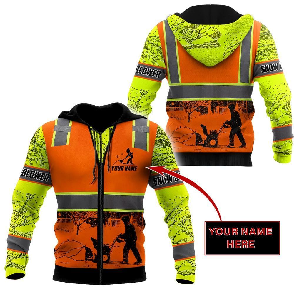 Snow Blower Man Custom 3D All Over Printed Unisex Shirts