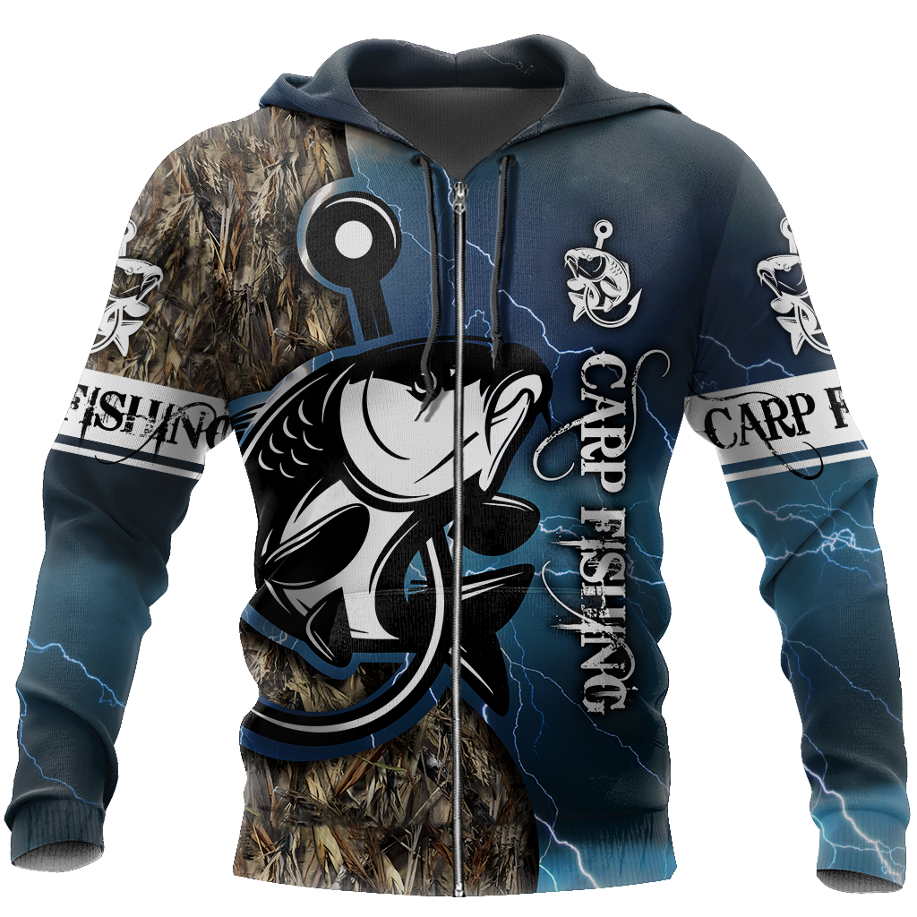 HC Best Carp fishing shirt - blue version TR111103 - Amaze Style™-Apparel