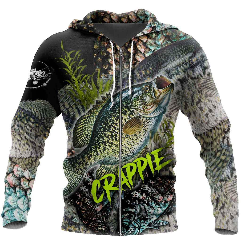 Crappie Fishing on skin 3D all over shirts for men and women TR061201 - Amaze Style™-Apparel