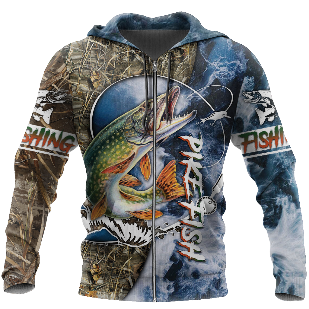 Life Northern Pike Fishing 3D All Over Printed Shirts for Men and Women TR051201 - Amaze Style™-Apparel