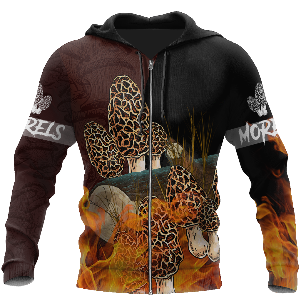 Beautiful Morels mushrooms 3D all over printing shirts for men and women TR260201 - Amaze Style™-Apparel