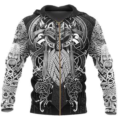 Vikings Odin Hoodie - Amaze Style™-Apparel