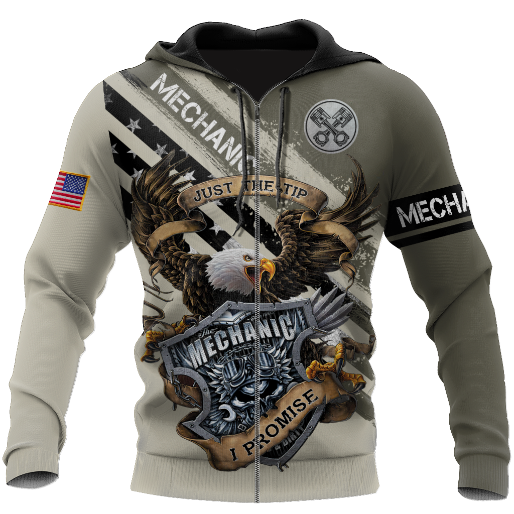 Mechanic All Over Printed Hoodie For Men and Women TN