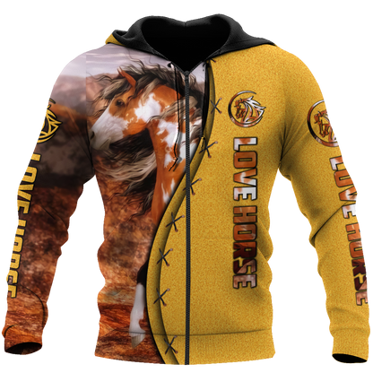 Native Horse 3D All Over Printed Hoodie For Men And Women DA16122002