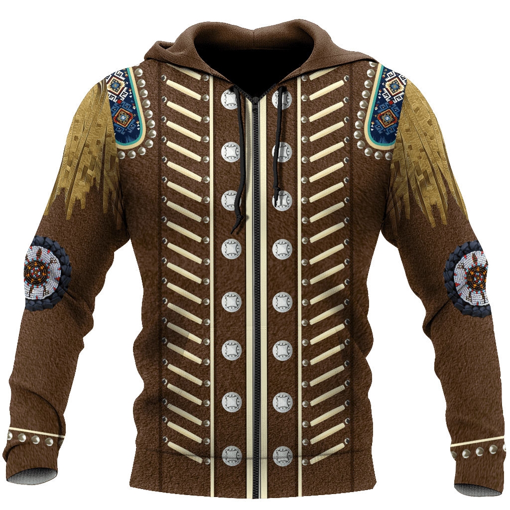 Cowboy Jacket No20 Cosplay 3D Over Printed Unisex Deluxe Hoodie ML
