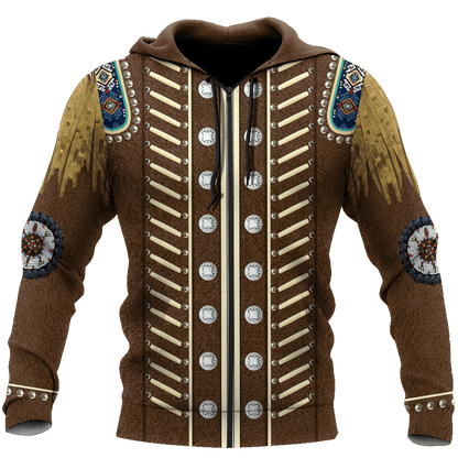 Cowboy Jacket No20 Cosplay 3D Over Printed Unisex Deluxe Hoodie ML