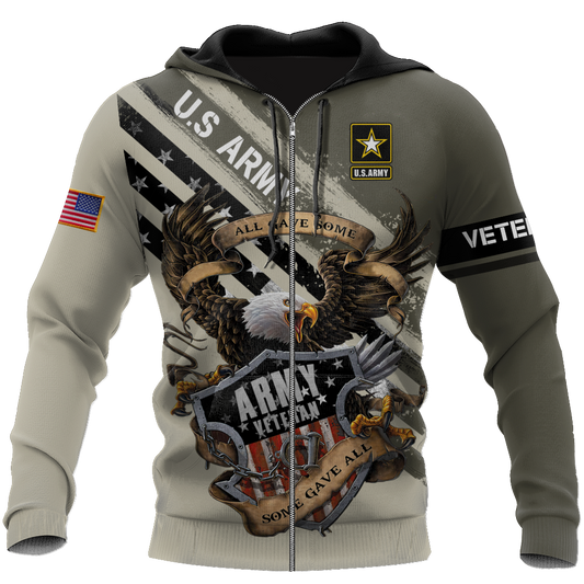US Veteran Army All Gave Some 3D Shirts Proud Military