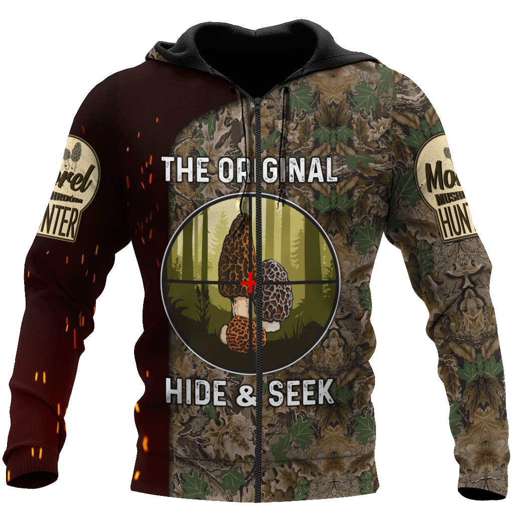 Mushroom hunter The original hide and seek 3d print shirts