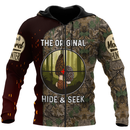 Mushroom hunter The original hide and seek 3d print shirts