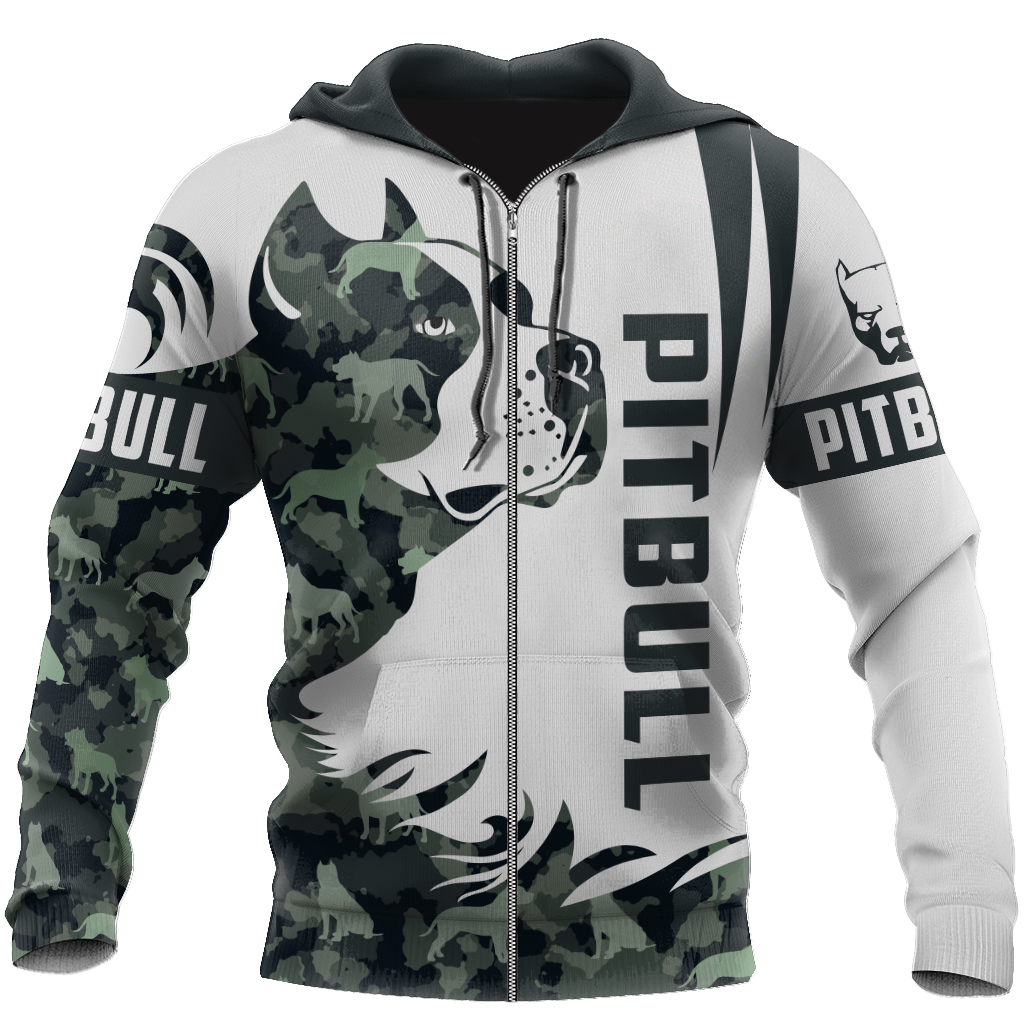 Save A Pit Bull Euthanize A Dog Fighter Camo Hoodie Shirt for Men and Women TR0810203
