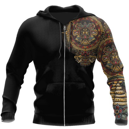 Mexico Aztec Sun Stone Tattoo - Amaze Style™-Apparel