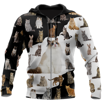 Love Cat World premium hoodie sweatshirt