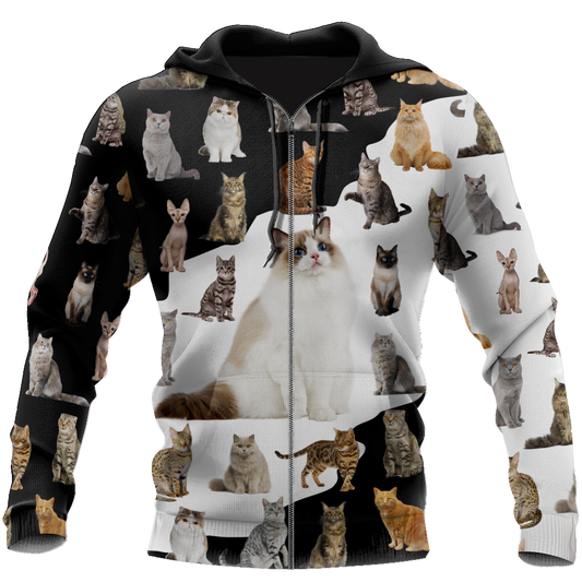 Love Cat World premium hoodie sweatshirt