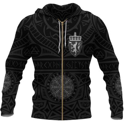 Norway Vikings Tattoo Hoodie - Amaze Style™-Apparel