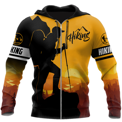 Hiking trails open sunset 3D all over printed shirts for men and women