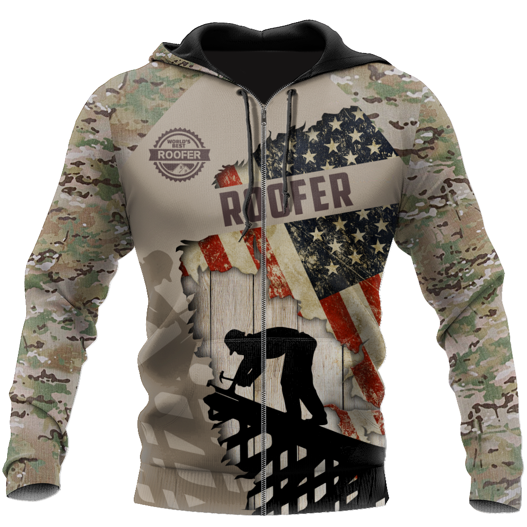Premium Unisex All Over Printed Roofer Shirts MEI