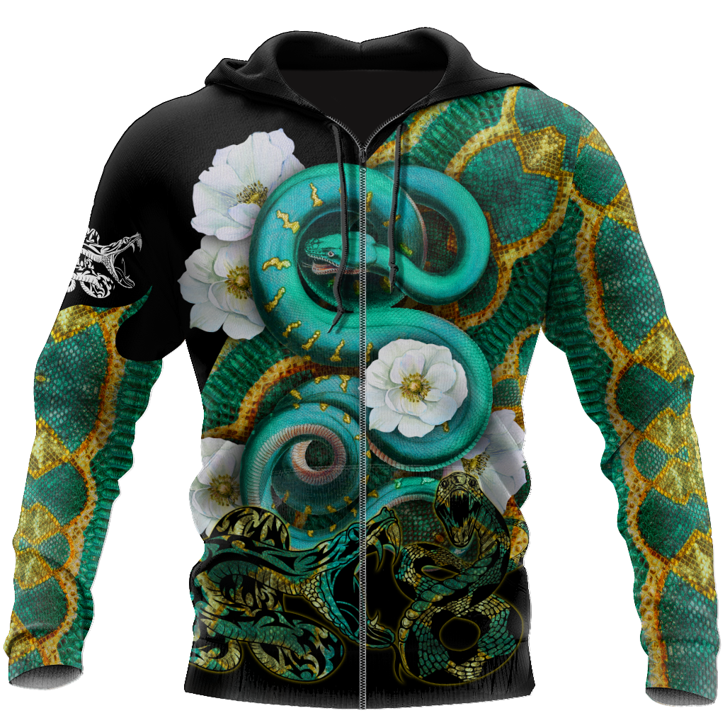 Snake 3D All Over Printed Unisex Shirt