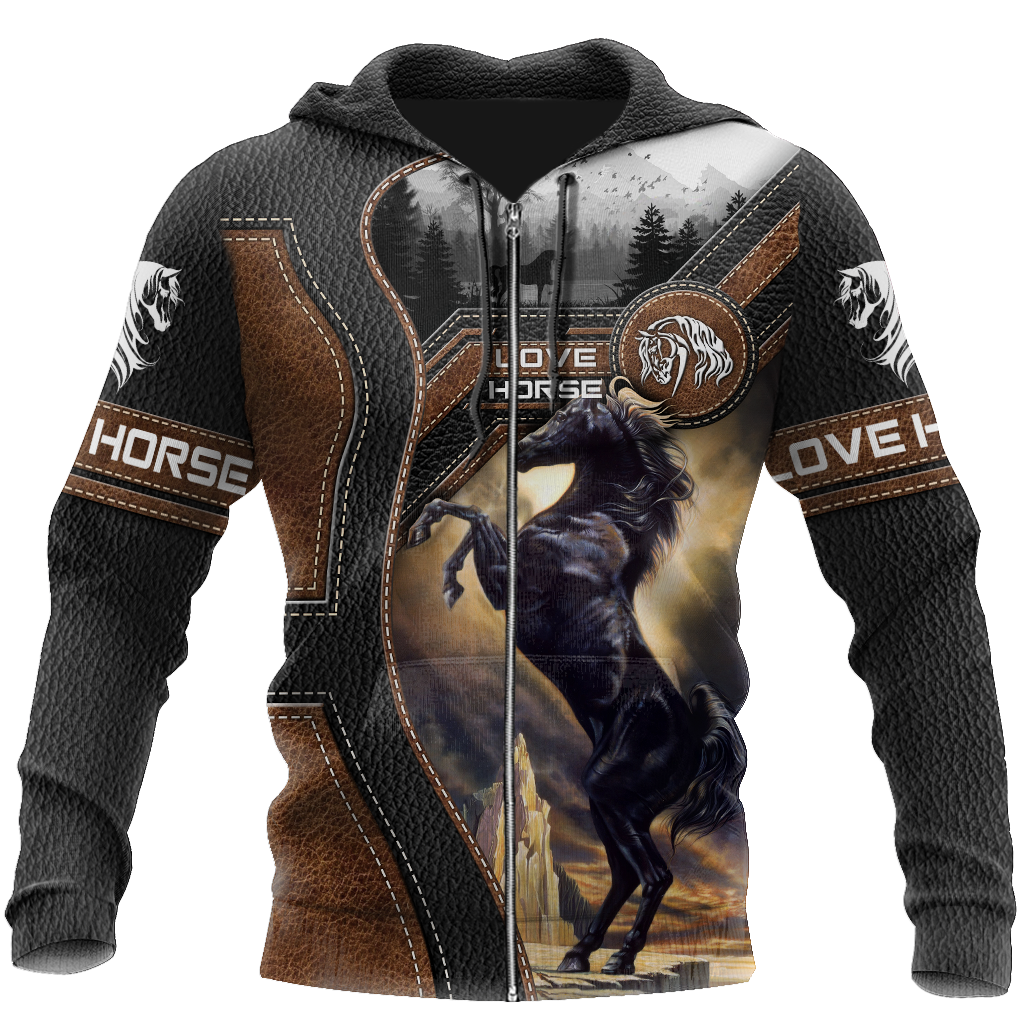 Love Beautiful Horse 3D All Over Printed Shirts For Men And Women TR1605204S - Amaze Style™-Apparel